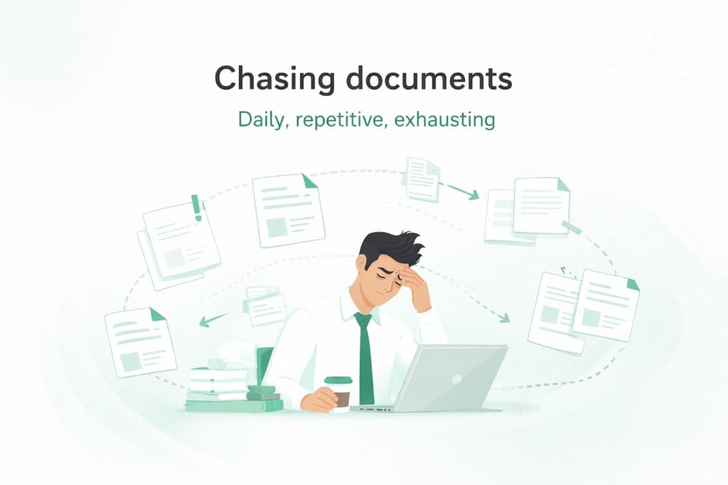 Chasing documents — daily, repetitive, exhausting