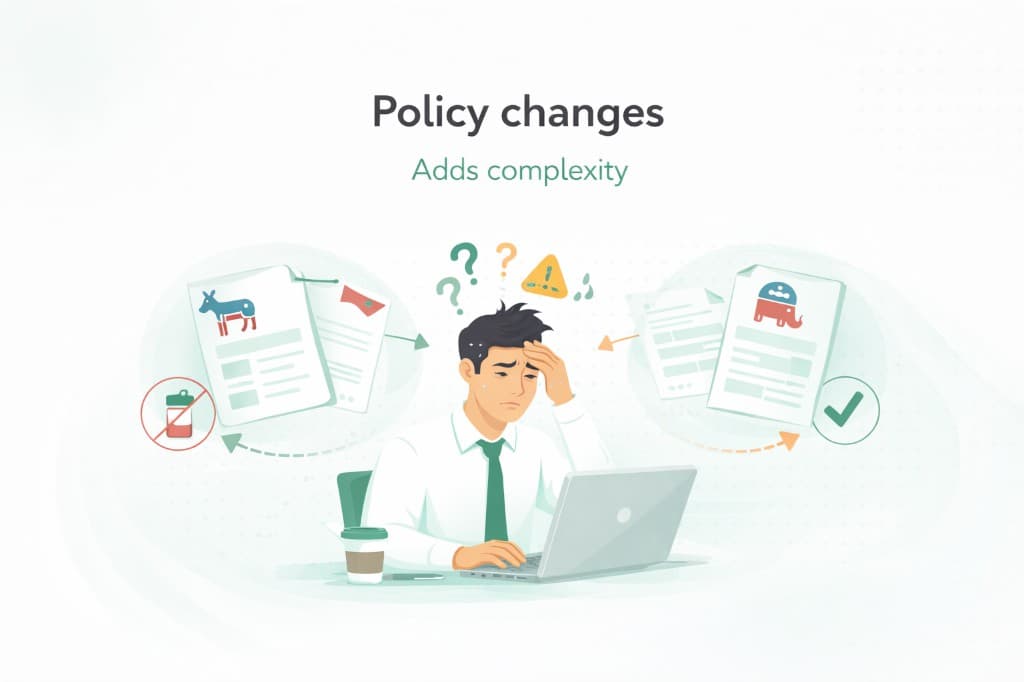 Policy changes — adds complexity